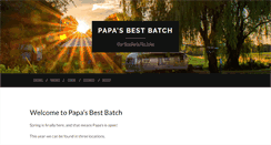 Desktop Screenshot of papasbestbatch.com