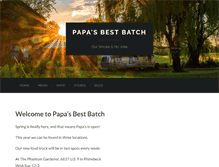 Tablet Screenshot of papasbestbatch.com